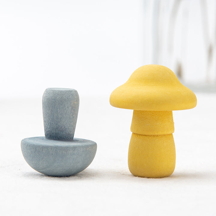 Baby Mushroom Toy | Wooden Mushroom Toy | eShopLovers