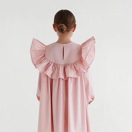 Ruffle Princess Dress | Long Sleeve Ruffle Dress | eShopLovers