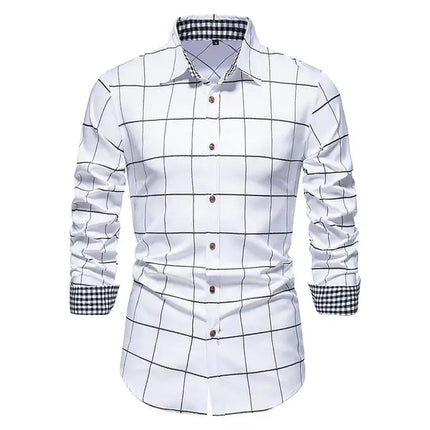 Chic Patchwork Men's Shirts