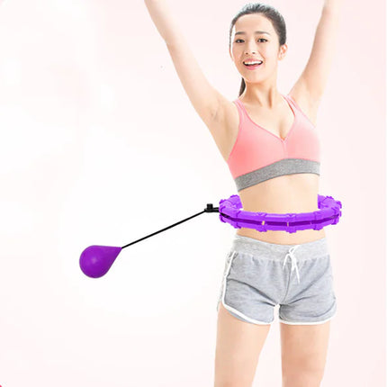 Weighted Hula Hoop | Adjustable Hula Hoop | eShopLovers