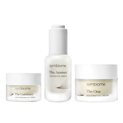 The Treatment Trio (The Answer Serum, The Luminary Eye Cream, The One Moisturizer) - by Symbiome
