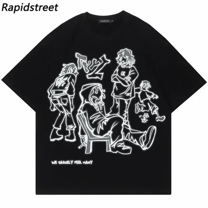 Harajuku Cat Girl Kanji Tee