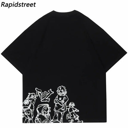 Harajuku Cat Girl Kanji Tee
