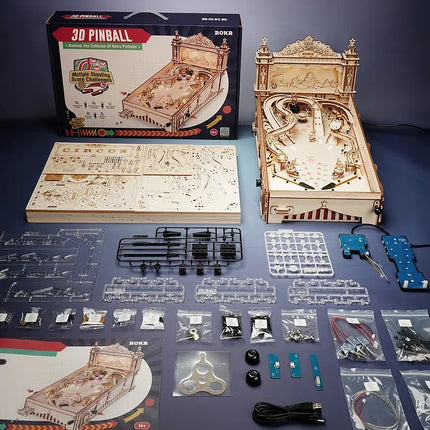 Wooden Pinball Machine | 3D Pinball Machine | eShopLovers