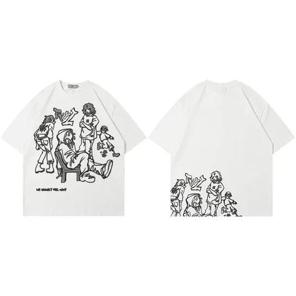 Harajuku Cat Girl Kanji Tee