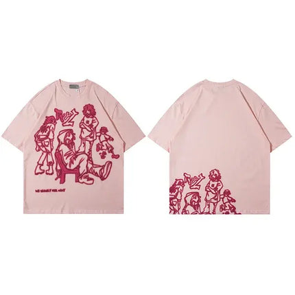 Harajuku Cat Girl Kanji Tee
