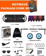 1738170948 HOTWAVE Portable Exercise Equipment with 16 Gym Accessories.20 in 1 Push Up Board FitnessResistance Bands with Ab Roller WheelFull Body Workout at Home