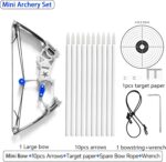 1738339334 Mini Archery Bow Set Right Hand Mini Compound Bow Mini Hunting Bow Metal Material Catapult RHLH for Hunting Shooting Practice Archery Entertainment Fun