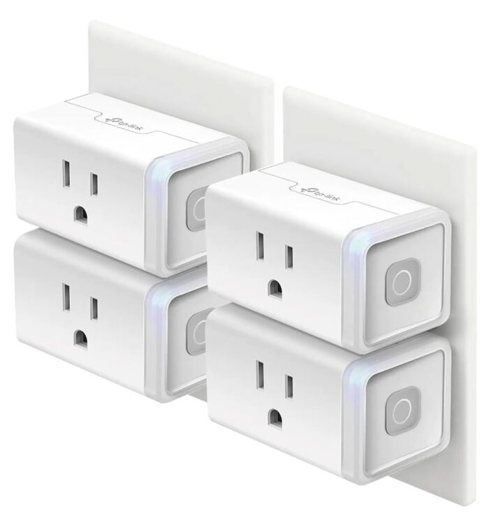 Kasa Smart Plug HS103P4 Smart Home Wi Fi Outlet Works with Alexa Echo Google Home IFTTT No Hub Required Remote Control 15 Amp UL Certified 4 Pack White