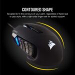 1738421304 Corsair SCIMITAR RGB ELITE Gaming Mouse For MOBA MMO 18000 DPI 17 Progammable Buttons iCUE Compatible Black