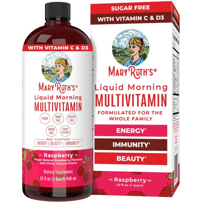 1738421393 MaryRuth Organics Multivitamin for Women Men Kids Vegan Sugar Free Womens Multivitamin Multimineral Beauty Energy Womens Multivitamin Non GMO 32 Fl Oz