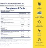 1738421962 Ritual Multivitamin for Women 18 with Vitamin D3 for Immune Support Vegan Omega 3 DHA B12 Iron Gluten Free Non GMO USP Verified 30 Day Supply 60 Capsules