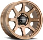 1738424498 Vision 351 FLOW Custom Wheel 17x9 0 Offset 5x150 Bolt Pattern 110.2mm Hub Bronze Rim