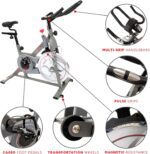 1738424528 Sunny Health Fitness Synergy Series Magnetic Indoor Cycling Exercise Bike