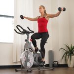 1738424530 Sunny Health Fitness Synergy Series Magnetic Indoor Cycling Exercise Bike