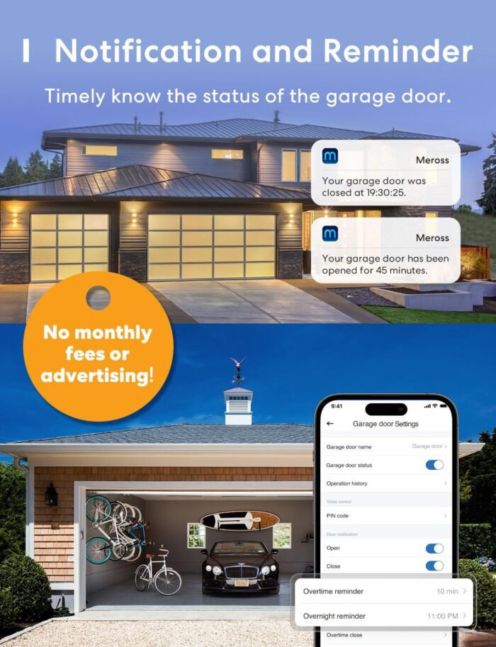 1738482403 Smart WiFi Garage Door Opener Remote App Control Works with Alexa Google Assistant and SmartThings No Hub Needed