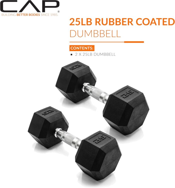 1738482790 CAP Barbell Coated Dumbbell Weight Multiple Options Pairs Sets