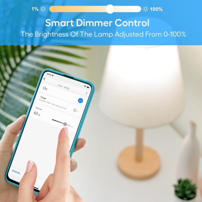 1738574515 Zwave Dimmer Plug 800 Series Dimmable Zwave Outlet Built in Repeater Range Extender Smart Dimmer Plug Need Z Wave Hub Required Compatible Smartthings Alexa and More FCC and ETL 200W