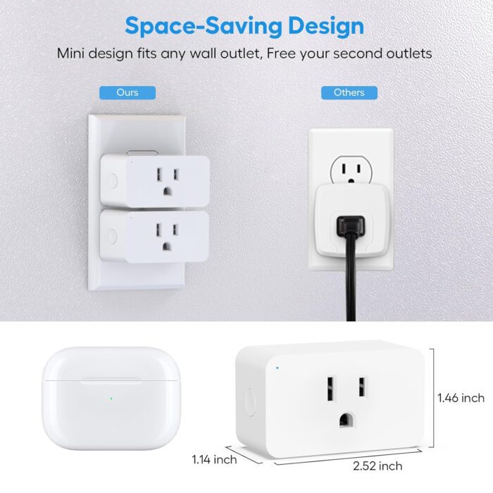 1738574523 Zwave Dimmer Plug 800 Series Dimmable Zwave Outlet Built in Repeater Range Extender Smart Dimmer Plug Need Z Wave Hub Required Compatible Smartthings Alexa and More FCC and ETL 200W