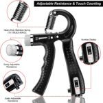 1738585859 KDG Hand Grip Strengthener 2 Pack Adjustable Resistance 10 130 lbs Forearm Exerciser，Grip Strength Trainer for Muscle Building and Injury Recovery for Athletes