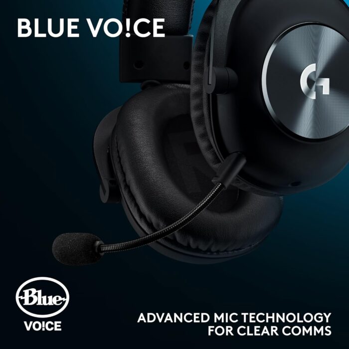 1738585887 Logitech G Pro X SE Wired Gaming Headset Blue VOCE Detachable Boom Mic DTS 7.1 50 mm Drivers USB3.5mm Aux USB DAC Included for PC Xbox PS5 PS4 Black G Pro X SE Wired Gaming Headset