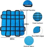 1738586328 Positioning Bed Pad with Handles48 × 40 Transfer Sheet for RepositioningTurning and LiftingWashable Positioning Bed Pads for ElderlyPatientHandicapCaregiver 1