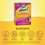 1738586339 Natures Way Alive Womens Complete Multivitamin Supports Energy Metabolism and Hair Skin Nails Superfood Antioxidants B Vitamins 50 Tablets Packaging May Vary