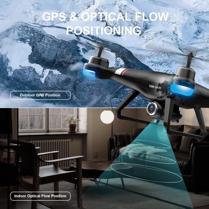 1738672714 TENSSENX GPS Drone with 1080P HD Camera for Adults and Kids 5G Transmission FPV Drone TSRC X7 RC Quadcopter with 2 Batteries Auto Return Follow Me Altitude Hold Easy for Beginners