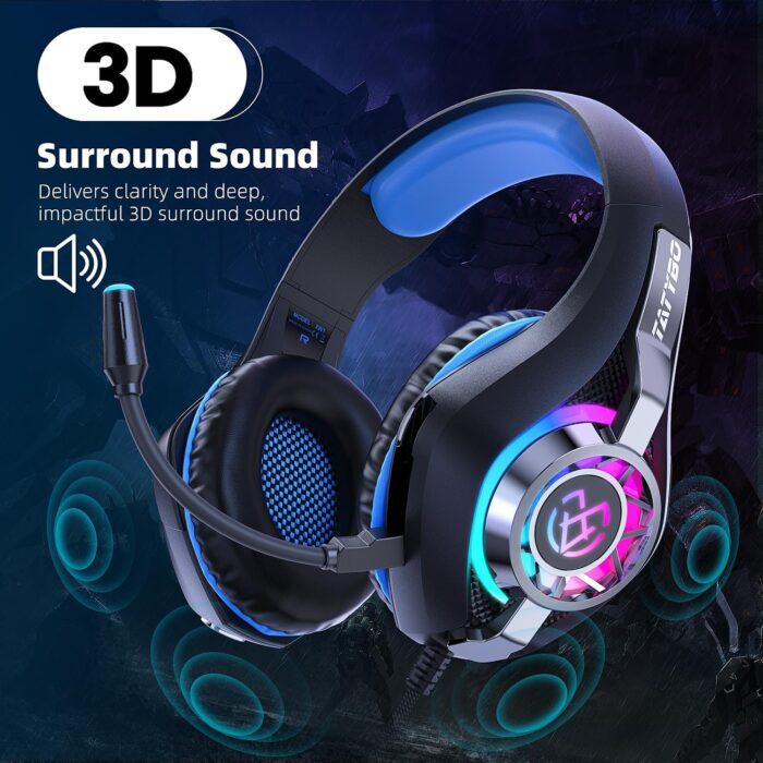 1738763304 Gaming Headset for PC Ps5 Switch Mobile Gaming Headphones for Nintendo with Noise Canceling Mic Deep Bass Stereo Sound