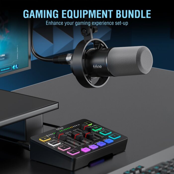 1738938103_FIFINE-Gaming-Audio-Mixer-and-XLRUSB-Dynamic-Microphone-Bundle-Streaming-4-Channel-RGB-Mixer-with-XLR-Microphone-Interface48V-Phantom-Power-for-Game-Voice-Podcast-Recording-YouTube-SC3K688.jpg