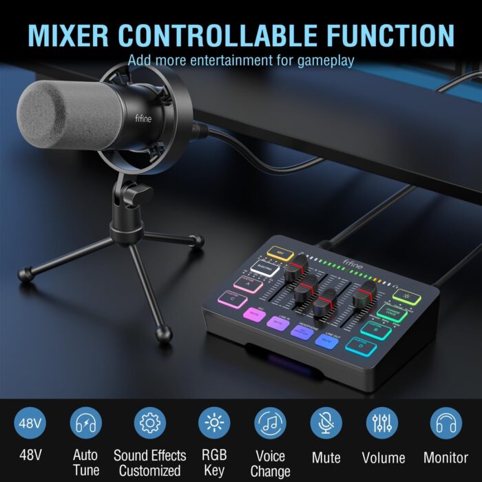 1738938116_FIFINE-Gaming-Audio-Mixer-and-XLRUSB-Dynamic-Microphone-Bundle-Streaming-4-Channel-RGB-Mixer-with-XLR-Microphone-Interface48V-Phantom-Power-for-Game-Voice-Podcast-Recording-YouTube-SC3K688.jpg