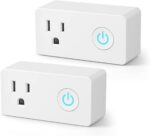 BN LINK WiFi Heavy Duty Smart Plug Outlet No Hub Required with Timer Function White Compatible with Alexa and Google Assistant 2.4 Ghz Network Only 2 Pack