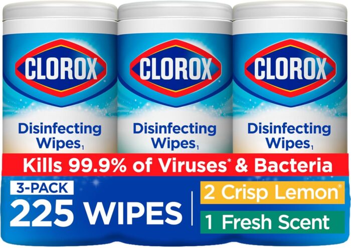 Clorox Disinfecting Wipes Value Pack Household Essentials 75 Count Pack of 3 Package May Vary