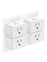 EIGHTREE Mini Smart Plug 𝟭𝟱𝗔 Smart Plugs That Compatible with 𝗔𝗹𝗲𝘅𝗮 Google Home SmartThings No Hub Required，Smart Outlet with Remote Control Timer Schedule 2.4GHz WiFi Only 4 Packs