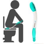 Fanwer Toilet Aids ToolsLong Reach Comfort WipeExtends Your Reach Over 15 Grips Toilet Paper or Pre Moistened Wipes