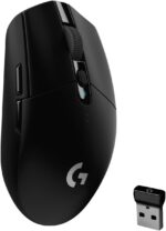 Logitech G305 LIGHTSPEED Wireless Gaming Mouse Hero 12K Sensor 12000 DPI Lightweight 6 Programmable Buttons 250h Battery Life On Board Memory PCMac Black