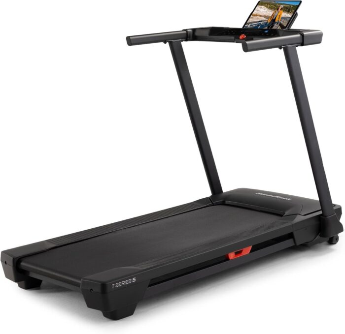 NordicTrack T Series Perfect Treadmills for Home Use Walking or Running Treadmill with Incline Bluetooth Enabled 300 lbs User Capacity