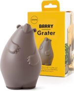 OTOTO Barry The Bear Box Cheese Grater Compact Stainless Steel Grater Kitchen Grater Cheese Shredder Vegetable Grater Food Grater Shredder Fun Kitchen Gadget