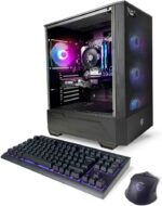 PC Tomcat AMD Ryzen 5 5500 3.6 GHz RTX 3050 512 GB NVME SSD 16GB DDR4 RGB RAM 3600 550W Bronze PSU Windows 11 Home 64 bit Built in USA WiFi Ready