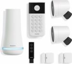 SimpliSafe 7 Piece Wireless Outdoor Camera Home Security System Optional 247 Professional Monitoring No Contract Compatible with Alexa and Google Assistant