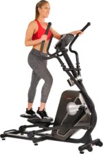 Sunny Health Fitness Elliptical Trainer Machine Wbuilt In Pulse Sensor Low Impact Cardio Exerciser Full Body Cross Training For Home Optional Free Sunnyfit App Link Electric W300lb Load.jpg