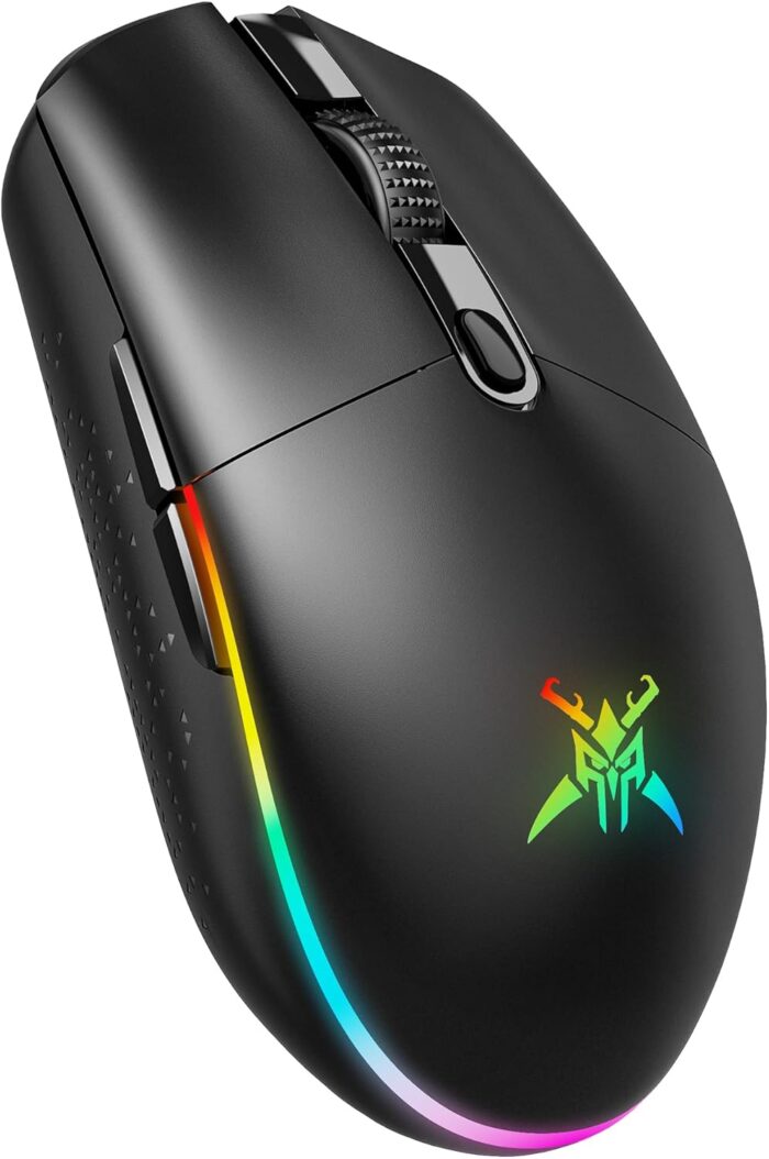 Tecknet Wireless Gaming Mouse 8000 Dpi Optical Sensor Rgb Backlit Ultra Lightweight 6 Programmable Buttons Rechargeable 2.4g Cordlesswired Mouse 100hrs Battery Life For Laptop Pc Mac Black.jpg