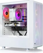 Thermaltake LCGS Quartz i460 R4 Gaming Desktop Intel Core™ i5 13400F 3600Mhz 16GB RGB Memory NVIDIA GeForce® RTX 4060 1TB NVMe M.2 S2QT B66R 460 LCS