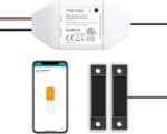 meross Smart Garage Door Opener Remote Compatible with Apple HomeKit Amazon Alexa Google Assistant SmartThings Multiple Notification Modes No Hub NeededWhite